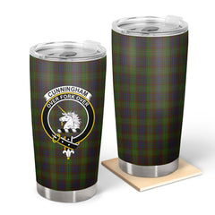 Cunningham Hunting Modern Tartan Crest Tumbler