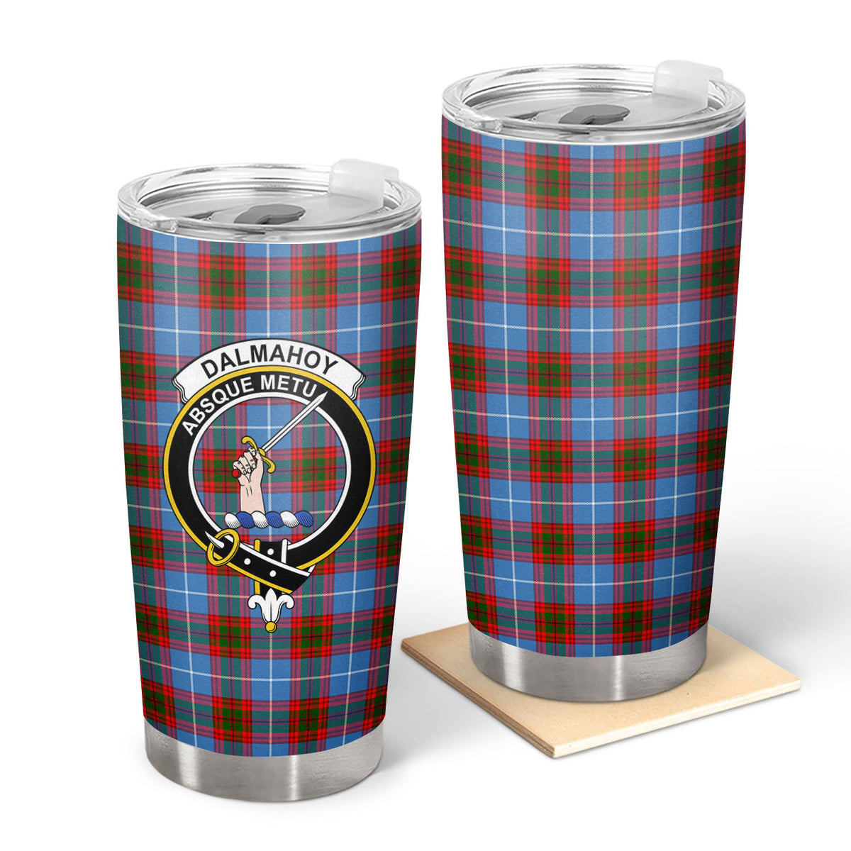 Dalmahoy Tartan Crest Tumbler