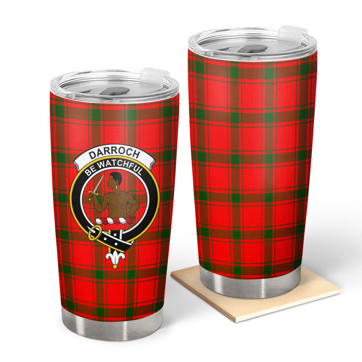 Darroch (Gourock) Tartan Crest Tumbler