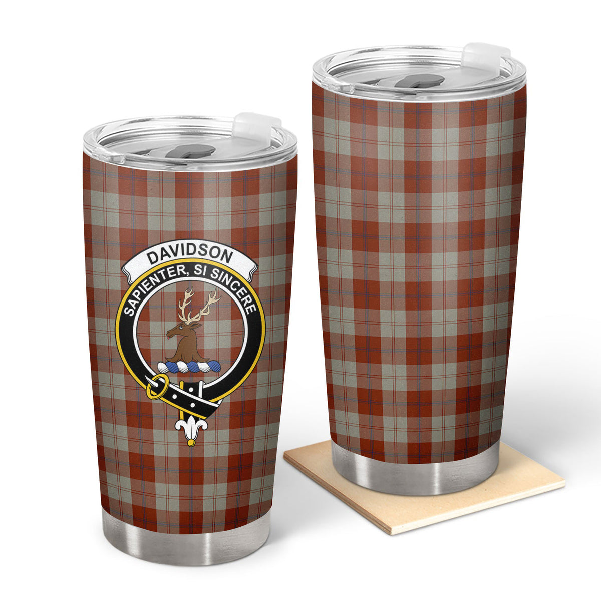 Davidson Dress Dancers Tartan Crest Tumbler