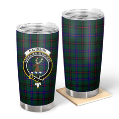 Davidson Modern Tartan Crest Tumbler