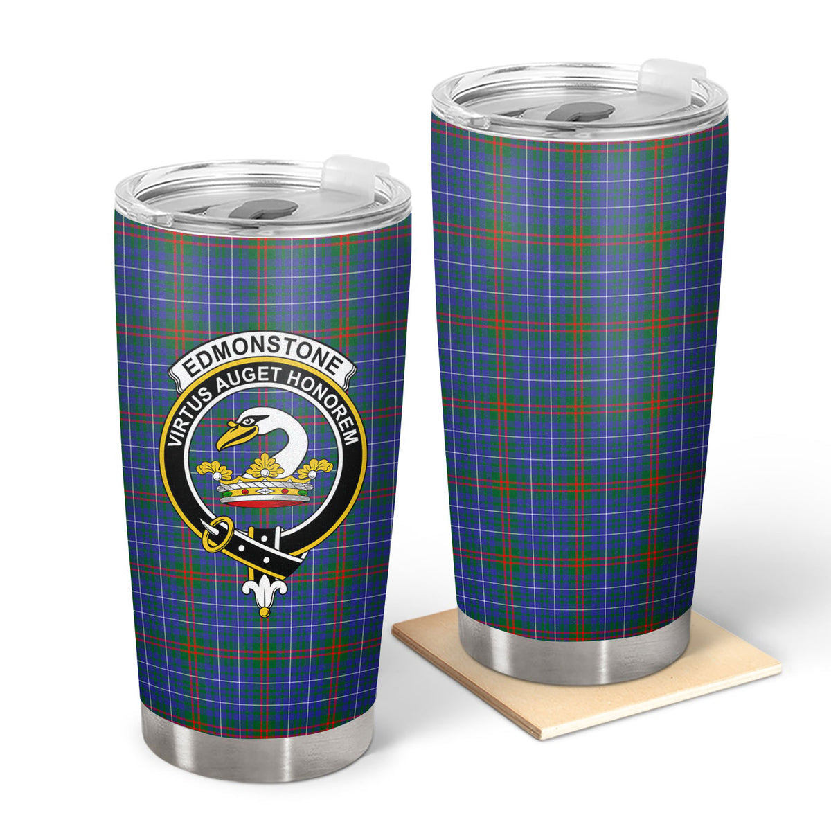 Edmonstone Tartan Crest Tumbler