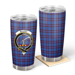 Elliot Modern Tartan Crest Tumbler