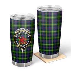 Farquharson Modern Tartan Crest Tumbler