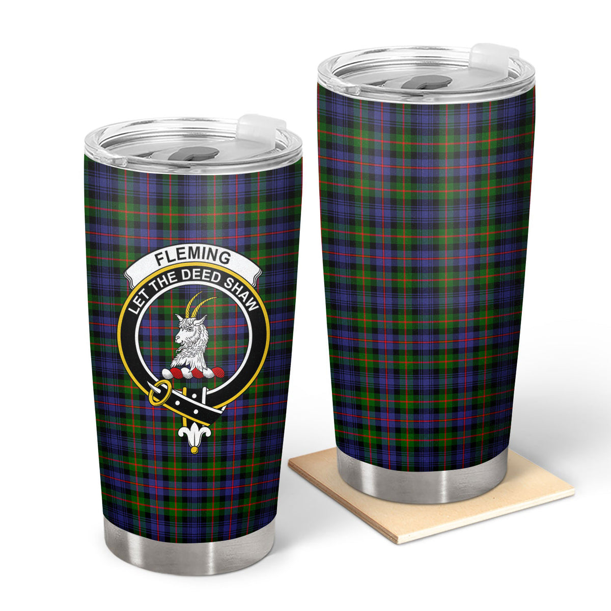 Fleming Tartan Crest Tumbler