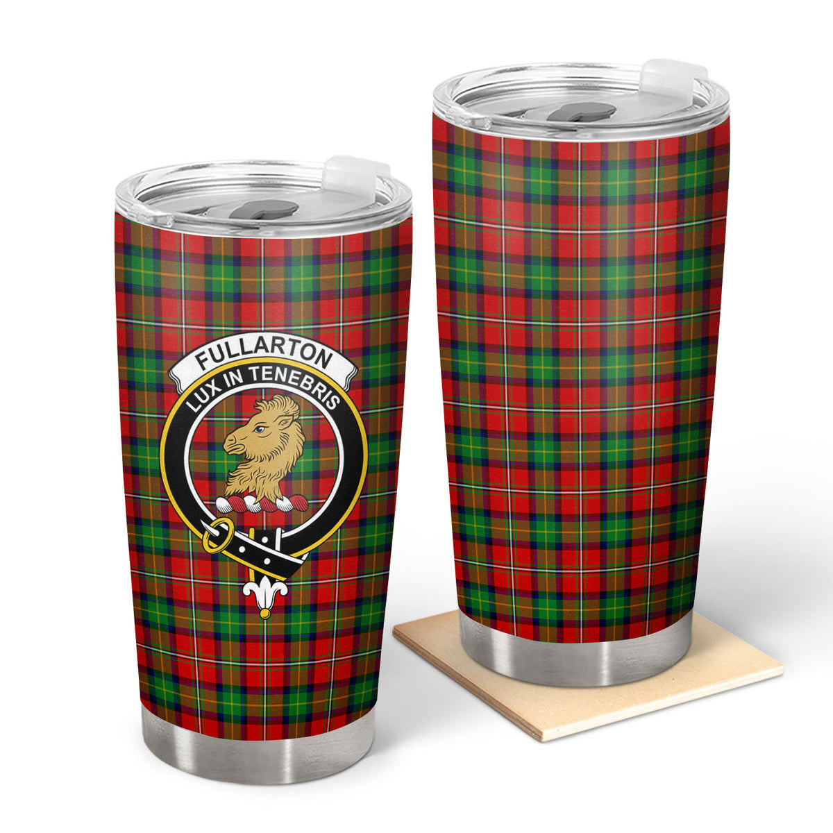 Fullarton Tartan Crest Tumbler