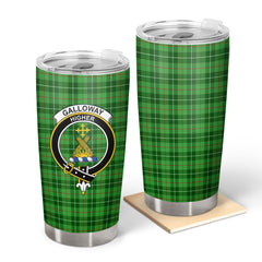 Galloway District Tartan Crest Tumbler