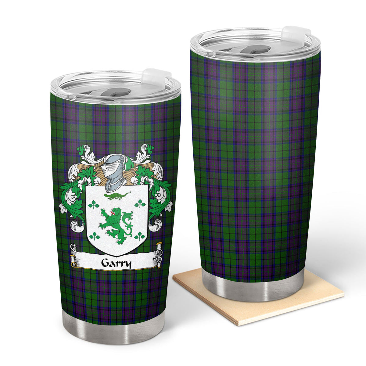 Garry Tartan Crest Tumbler