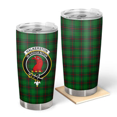 Halkerston Tartan Crest Tumbler