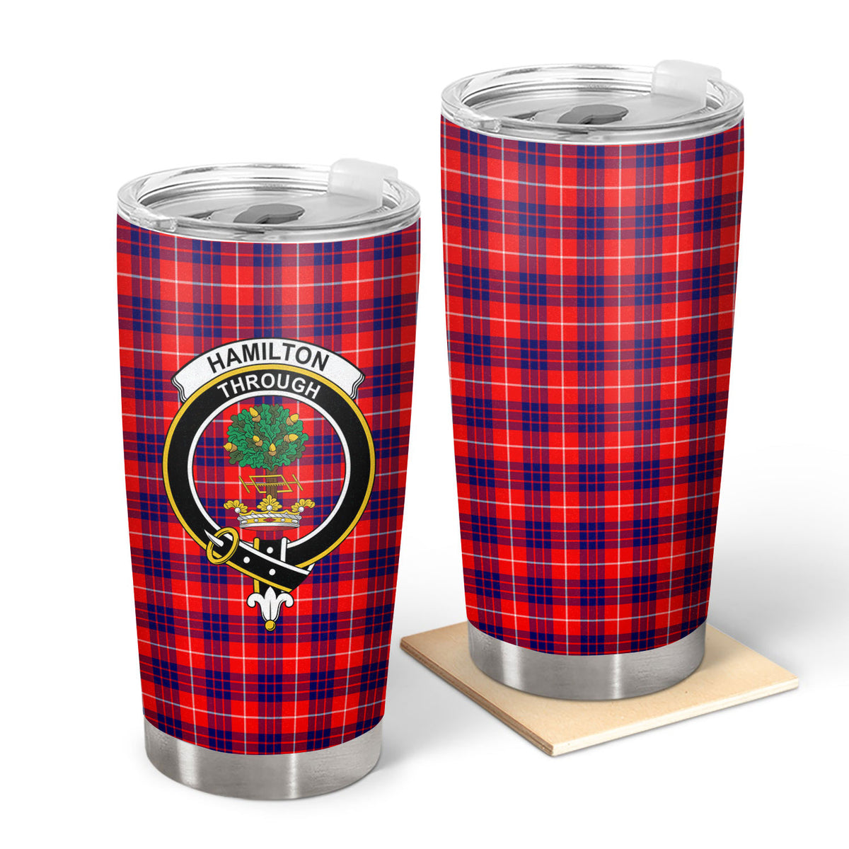 Hamilton Modern Tartan Crest Tumbler