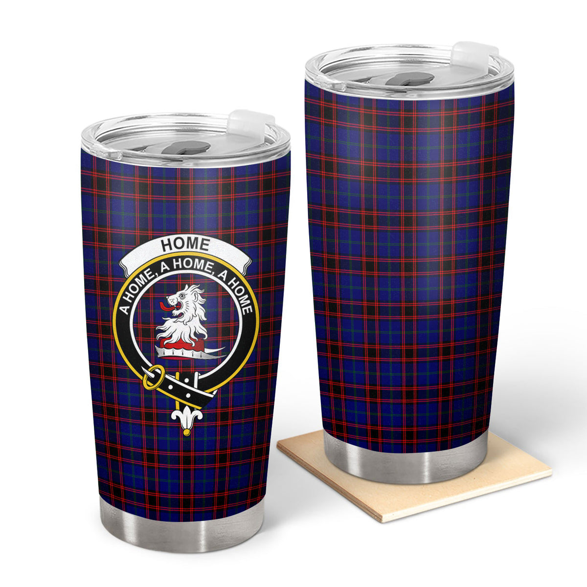 Home Modern Tartan Crest Tumbler