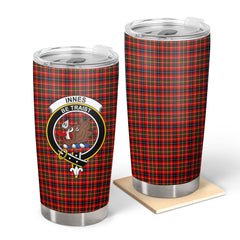 Innes Modern Tartan Crest Tumbler