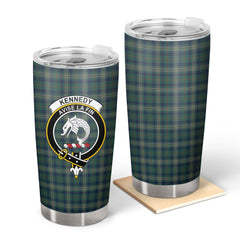 Kennedy Modern Tartan Crest Tumbler