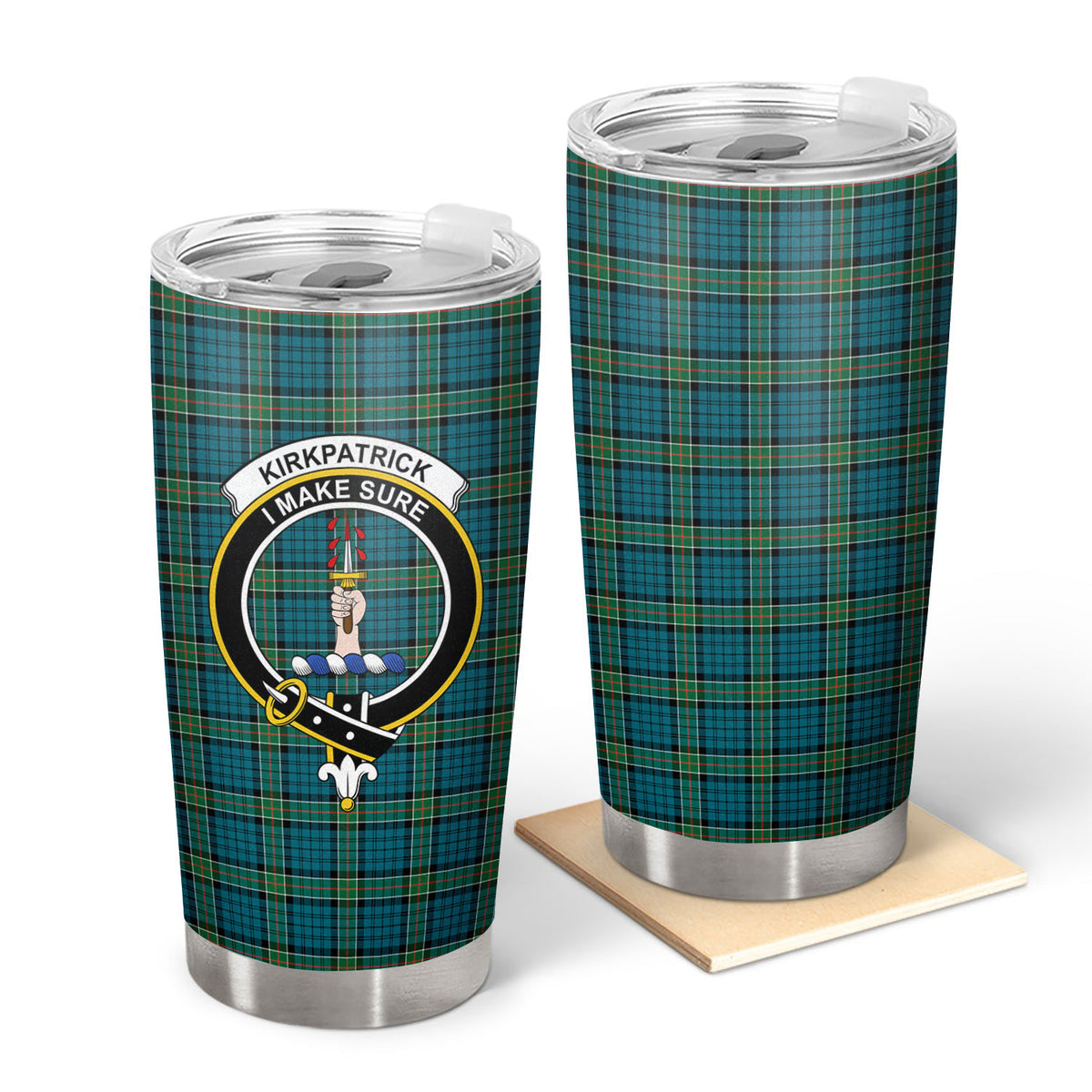 Kirkpatrick Ancient Tartan Crest Tumbler