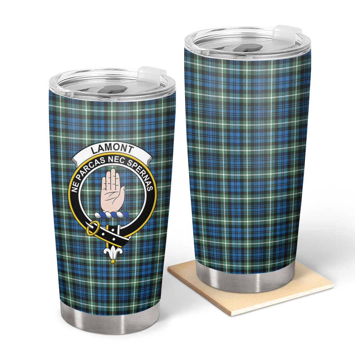 Lamont Ancient Tartan Crest Tumbler