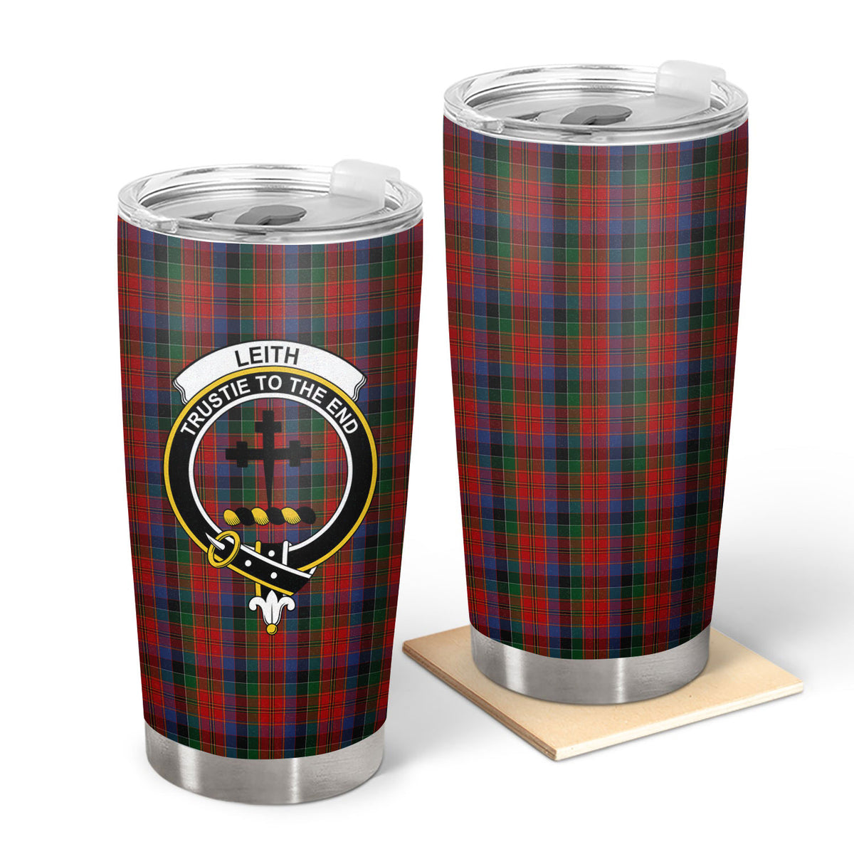 Leith Tartan Crest Tumbler