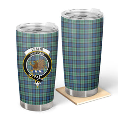 Leslie Hunting Ancient Tartan Crest Tumbler