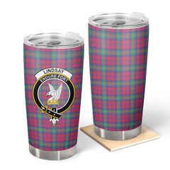 Lindsay Ancient Tartan Crest Tumbler