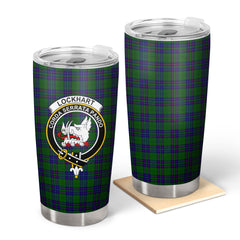 Lockhart Modern Tartan Crest Tumbler