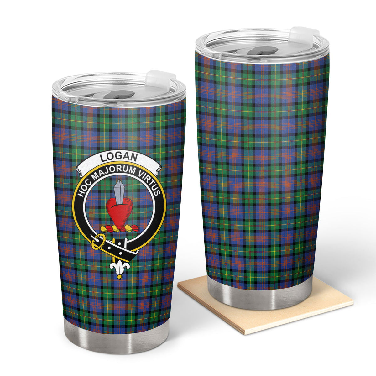 Logan Ancient Tartan Crest Tumbler