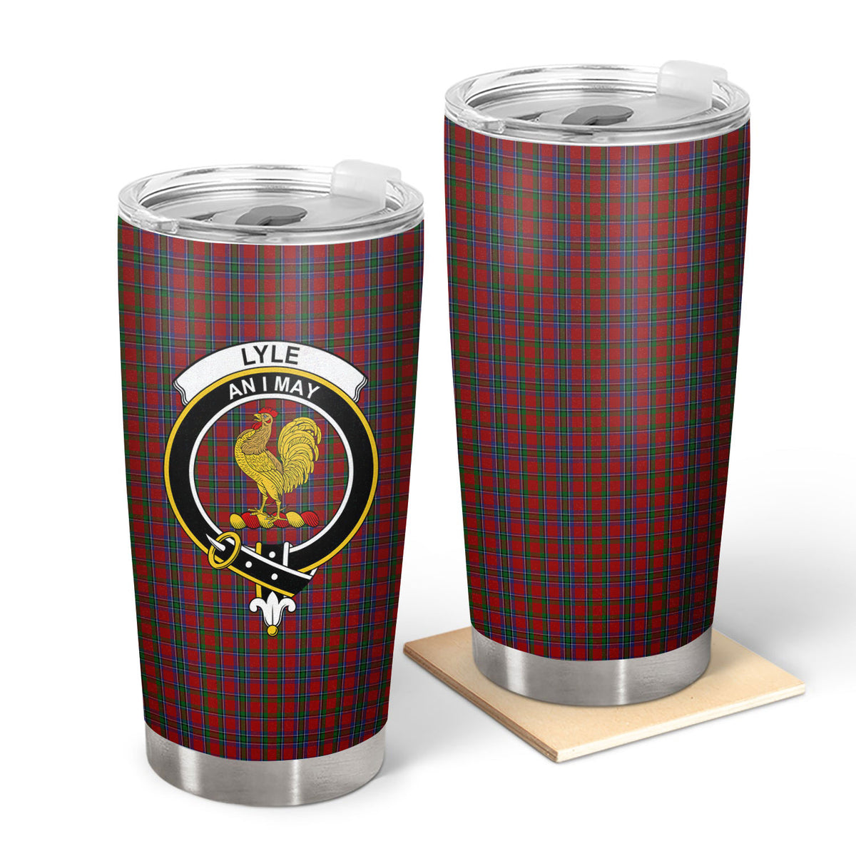 Lyle Tartan Crest Tumbler