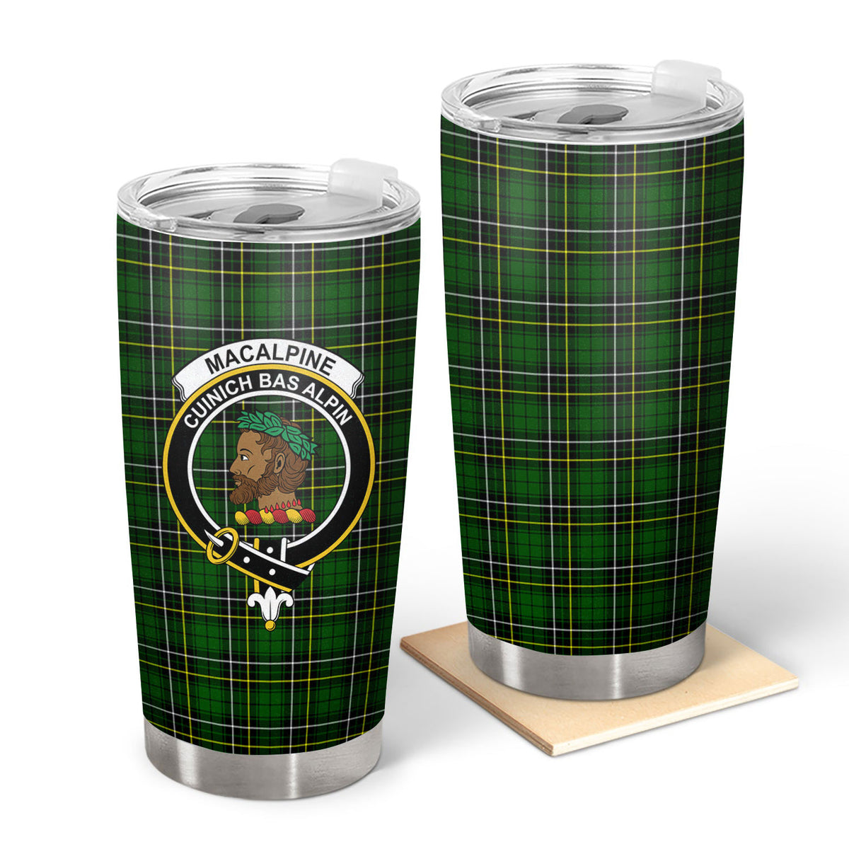 MacAlpine Modern Tartan Crest Tumbler