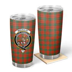 MacAulay Ancient Tartan Crest Tumbler