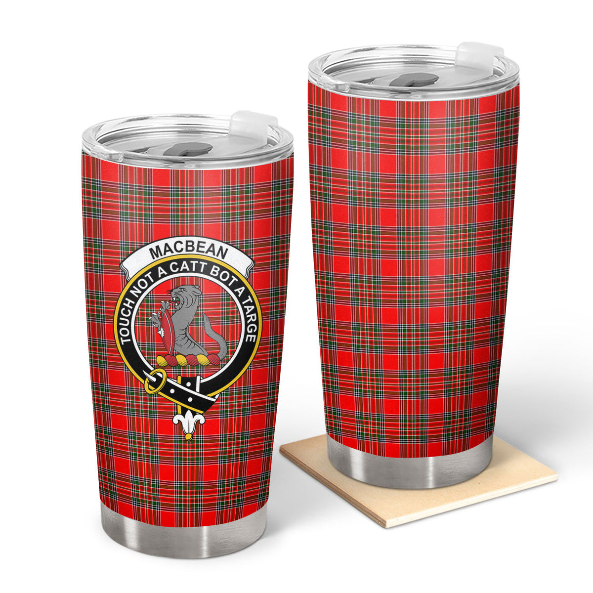 MacBean Tartan Crest Tumbler