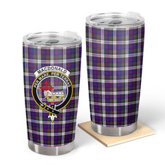 MacDonald Dress Modern Tartan Crest Tumbler