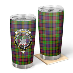 MacDonald (Clan Ranald) Tartan Crest Tumbler