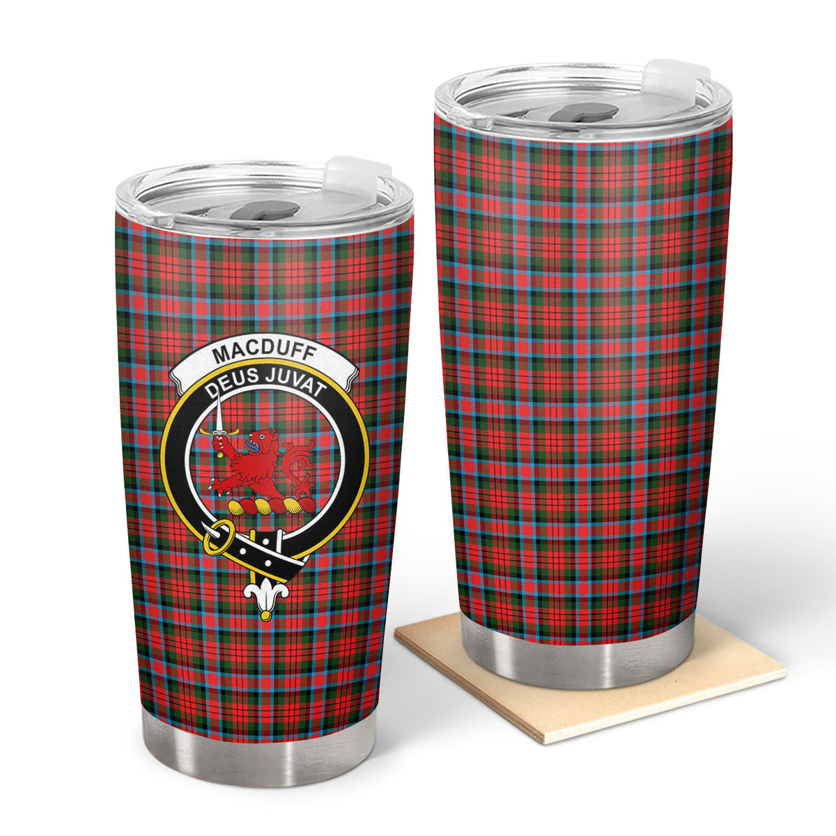 MacDuff Modern Tartan Crest Tumbler