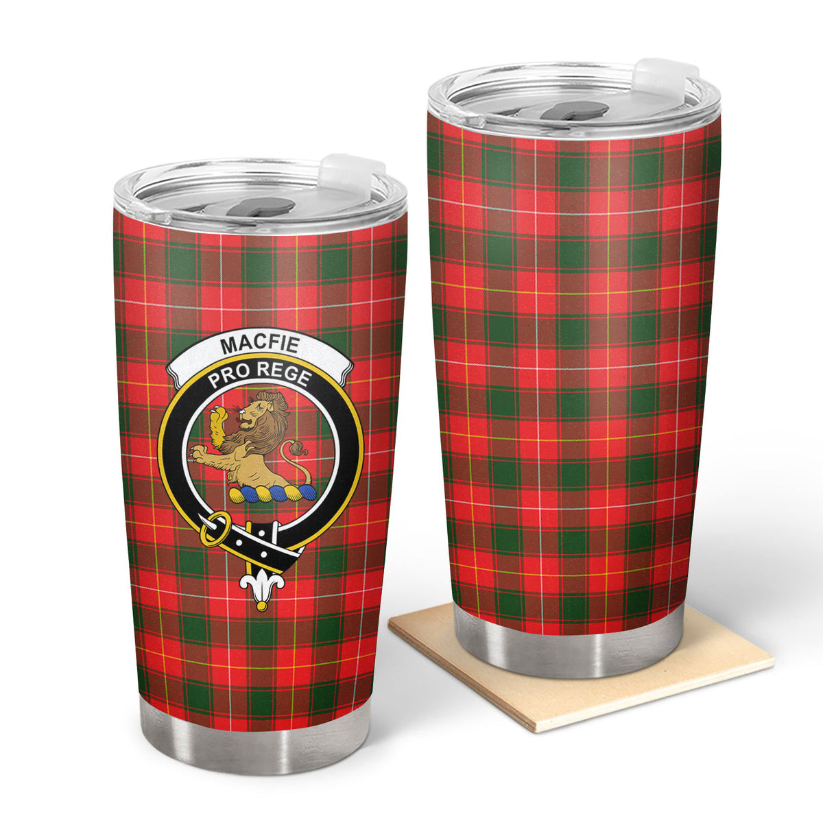 MacFie Tartan Crest Tumbler