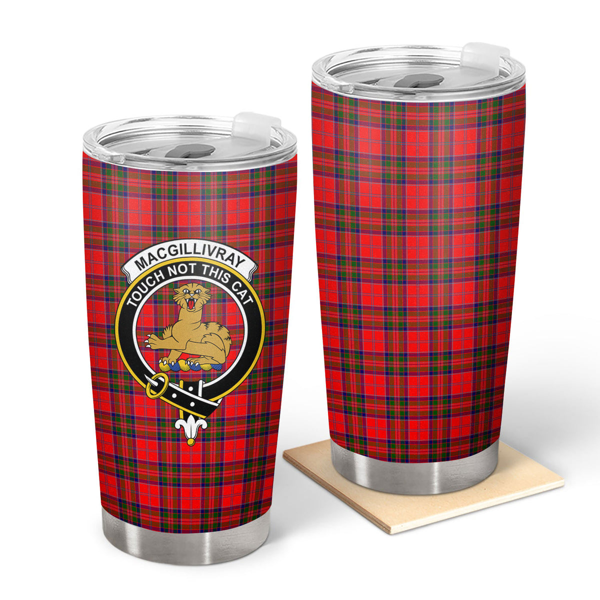 MacGillivray Modern Tartan Crest Tumbler