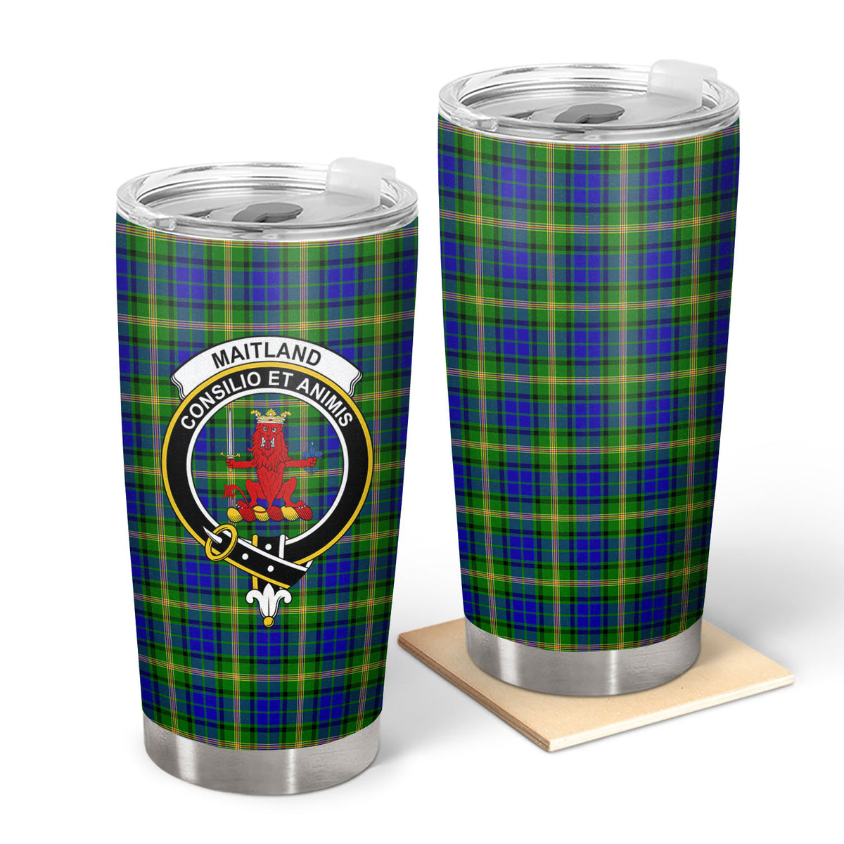 Maitland Tartan Crest Tumbler