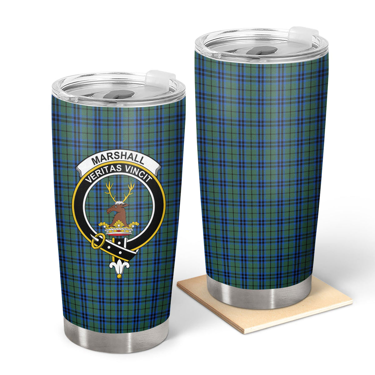 Marshall Tartan Crest Tumbler