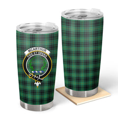 McArthur Ancient Tartan Crest Tumbler