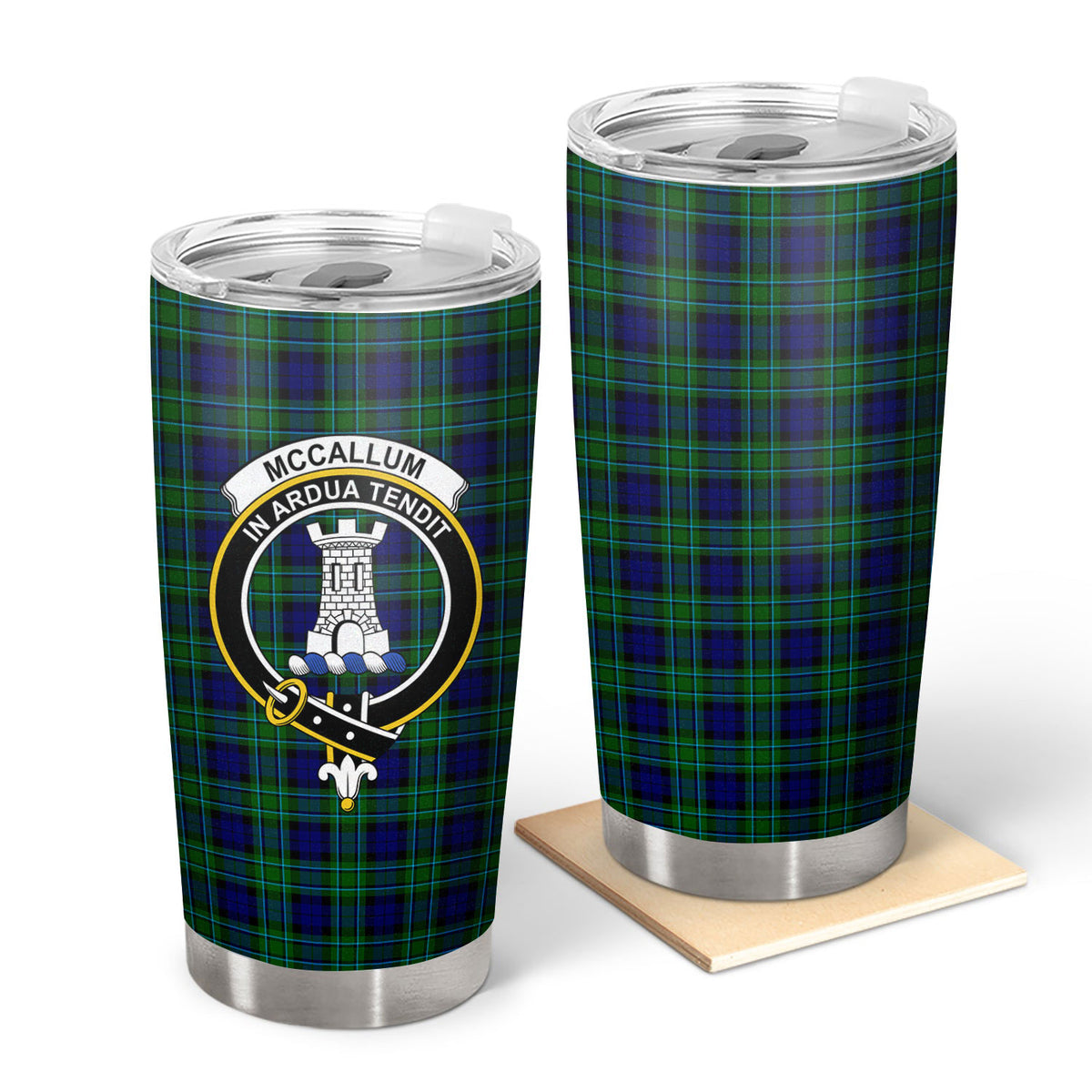 McCallum Modern Tartan Crest Tumbler