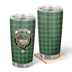 McDonald Lord of the Isles Hunting Tartan Crest Tumbler