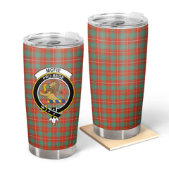 McFie Ancient Tartan Crest Tumbler