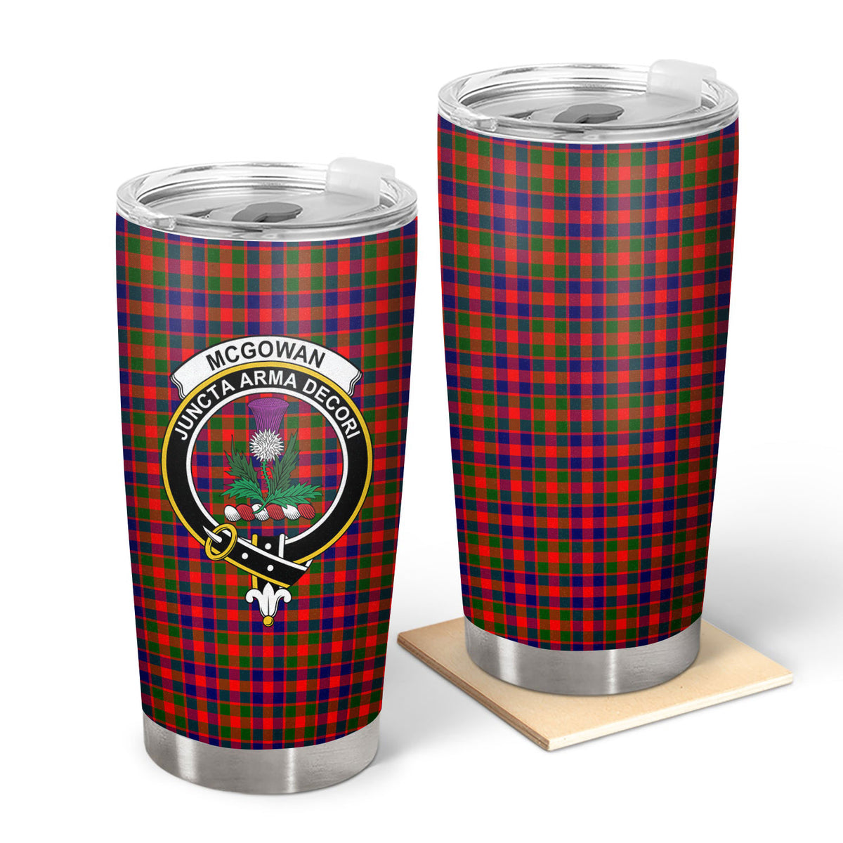 McGowan Tartan Crest Tumbler