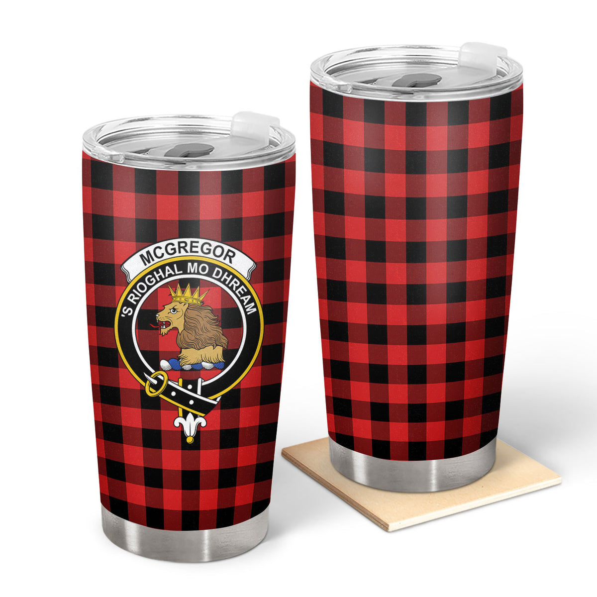 McGregor Rob Roy Modern Tartan Crest Tumbler