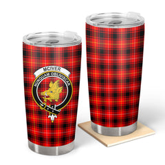 McIver Modern Tartan Crest Tumbler