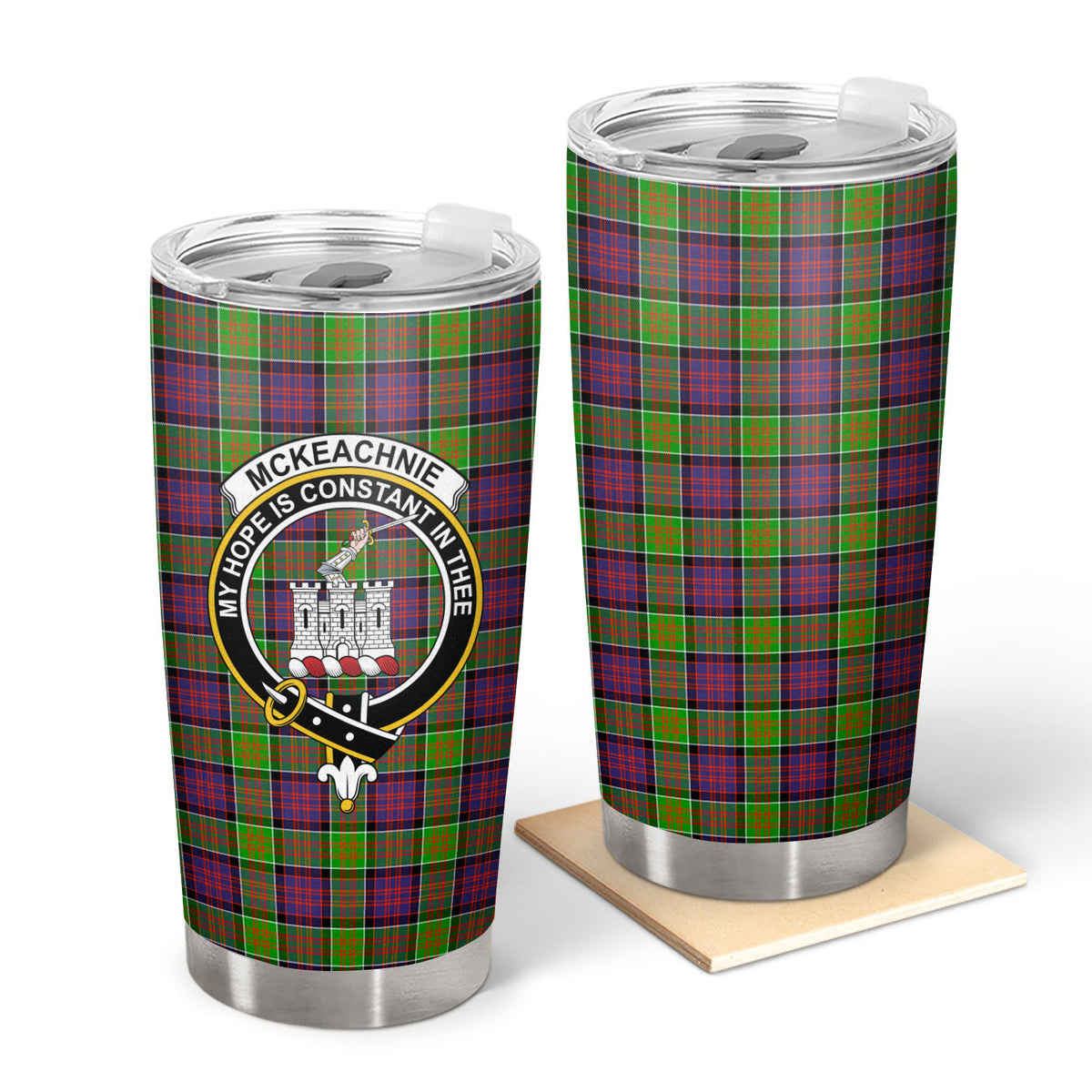 McKeachie Tartan Crest Tumbler