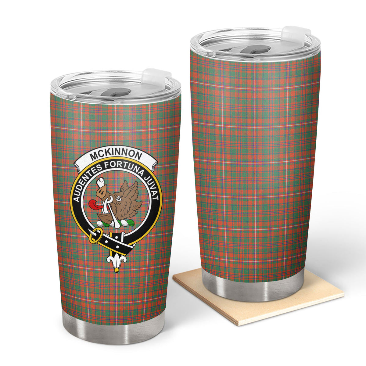 McKinnon Ancient Tartan Crest Tumbler