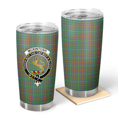 McKintosh Hunting Ancient Tartan Crest Tumbler