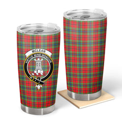 McLean of Duart Modern Tartan Crest Tumbler