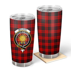 McLeod of Raasay Tartan Crest Tumbler