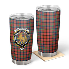 McPherson Ancient Tartan Crest Tumbler