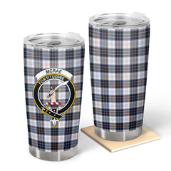 McRae Dress Modern Tartan Crest Tumbler