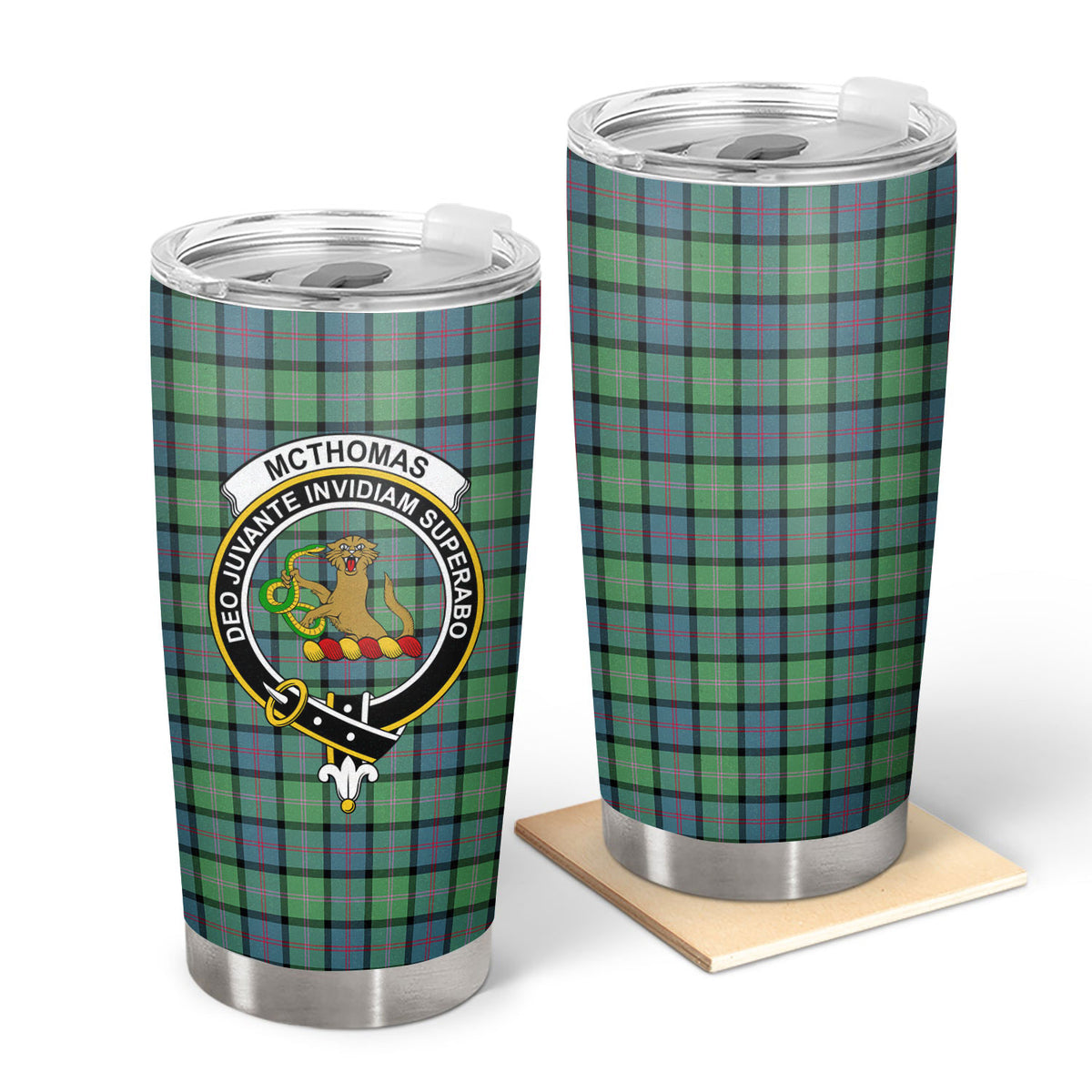 McThomas Ancient Tartan Crest Tumbler